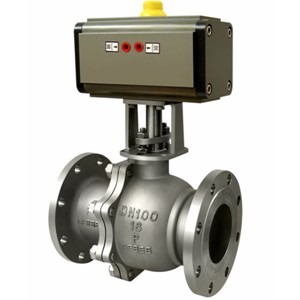 Q641H-16C Pneumatic metal seat ball valve