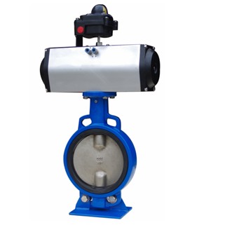 D671X-10 Pneumatic wafer butterfly valve