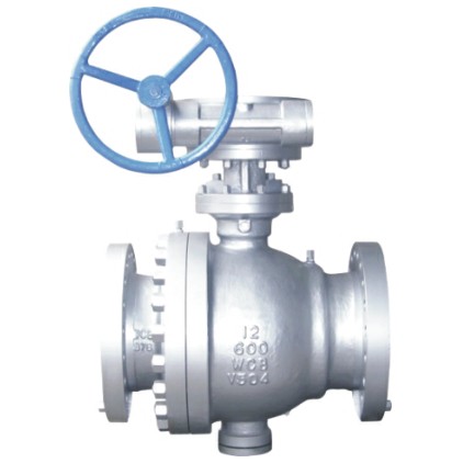 Cast steel trunnion mounted ball valve 600lb