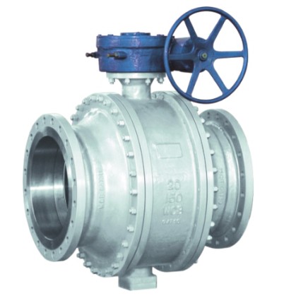 Cast steel trunnion mounted ball valve 150lb