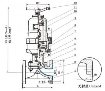 G6B41J-10 Pneumatic diaphragm valve