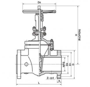 Z41H-16P Stainless steel gate valve