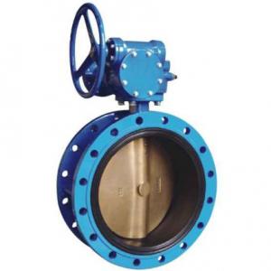 Flanged rubber seat butterfly valve