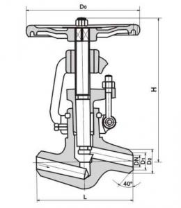 J61Y High Temperature globe valve