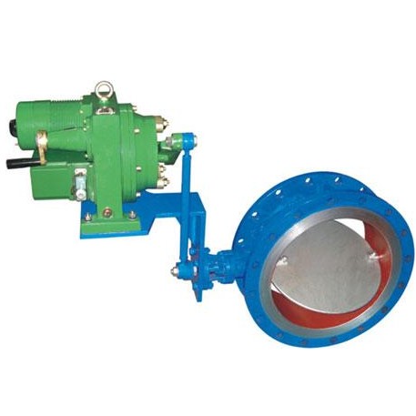 Regulating electric butterfly valve