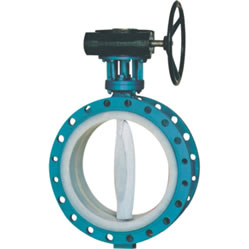 D341F4-10C full lined PTFE butterfly valve