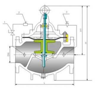 600X Electric control water valve