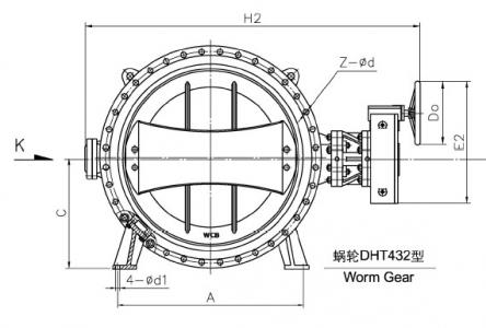 Ductile iron butterfly valve