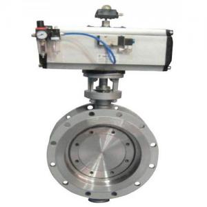 D643H Pneumatic metal seat butterfly valve