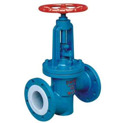 J41F4-16C PTFE lined globe valve