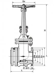 PZ41H-16C Slage discharge gate valve