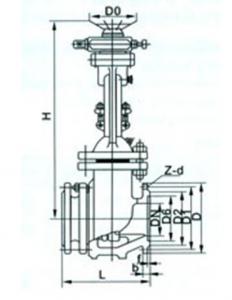 PZ941H Electric discharge gate valve