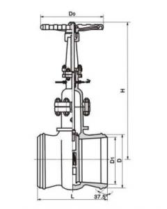 DSZ61H DSZ64H Water seal gate valve