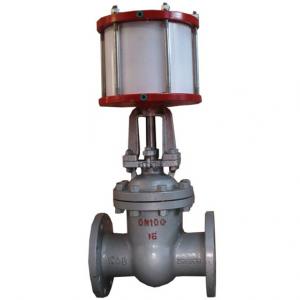 Z641H Pneumatic actuator gate valve