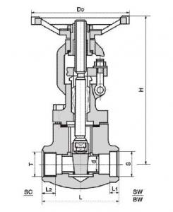 Z61H Z61Y A105 gate valve