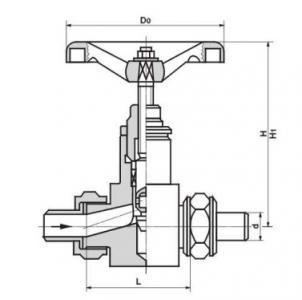 J21H Male thread globe valve