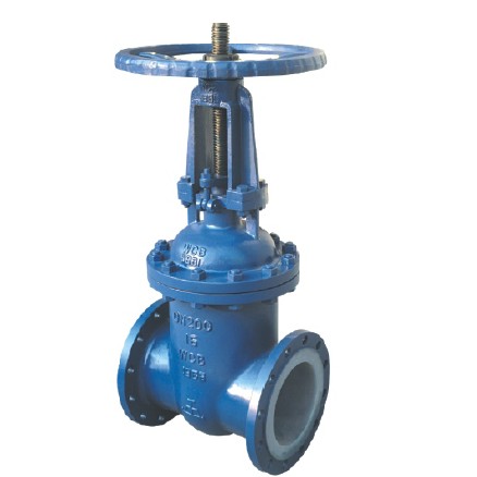 Z41F46 PTFE lined gate valve