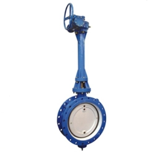 Extensive shaft butterfly valve