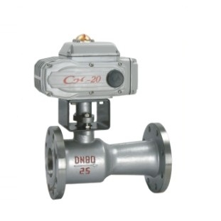 Electric integral ball valve