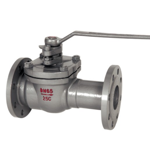 Top entry integral ball valve