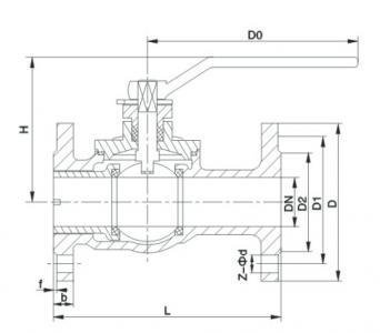 Top entry integral ball valve