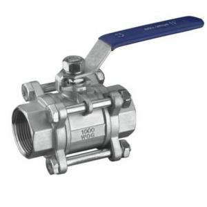 Three pieces ball valve