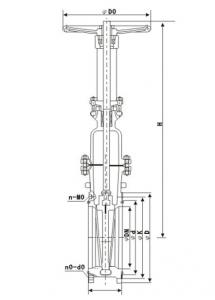 Wafer discharge gate valve