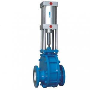 Z644TC Pneumatic discharge gate valve