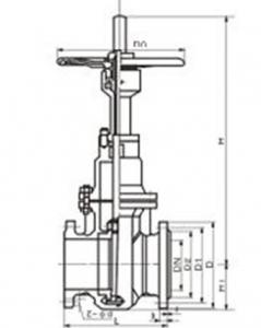 Z43H-16C Plate gate valve