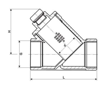 Stainless steel thread strainer