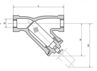 Brass Y type strainer