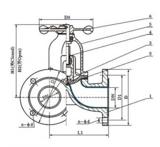 G49J Three Way diaphragm valve