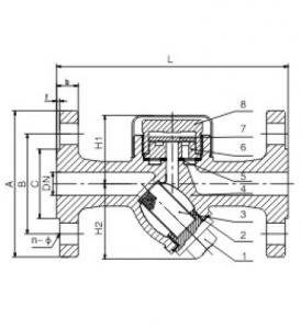 CS49H Flanged type steam trap