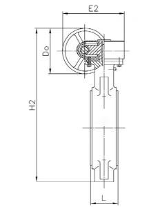 Eccentric butterfly valve