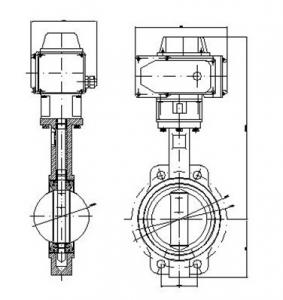 D971J Electric concentric butterfly valve