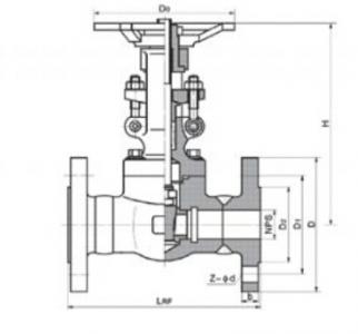 API Forged Steel Gate Valve 150Lb~1500Lb