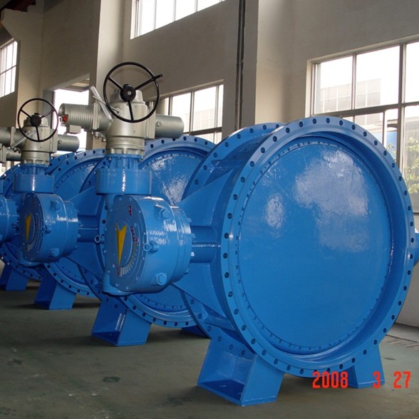 double flange resilient seated butterfly valve