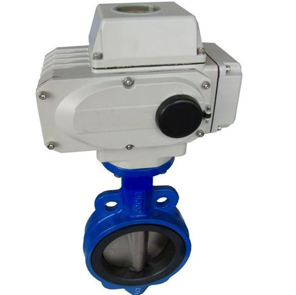 Electrical actuator butterfly valve