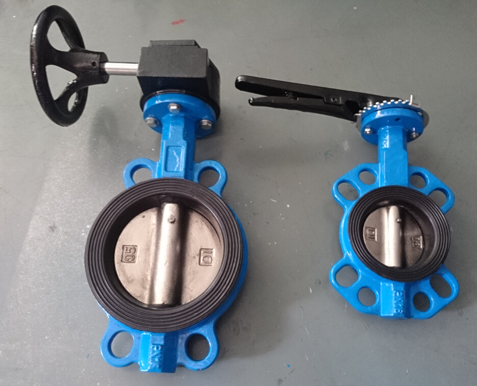 ductile iron wafer butterfly valve