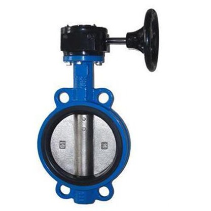 Wafer rubber lined butterfly valve