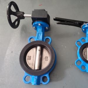 ductile iron wafer butterfly valve