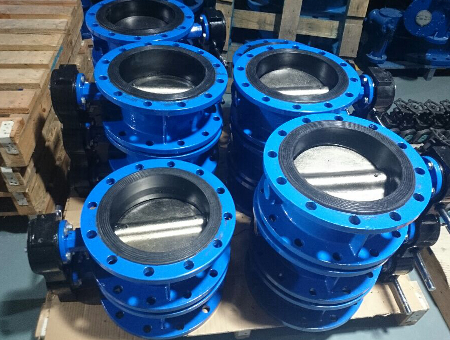 large rubber lined butterfly valve