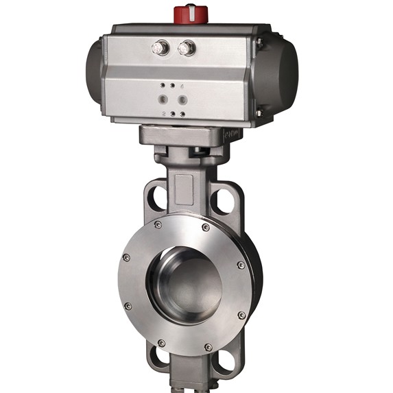 stainless steel pneumatic butterfly valve