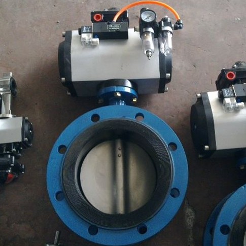 cast iron pneumatic butterfly valve