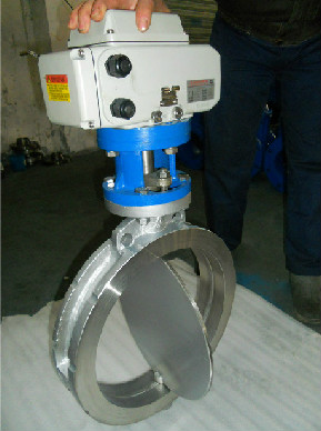 D41H smoke duct butterfly valve