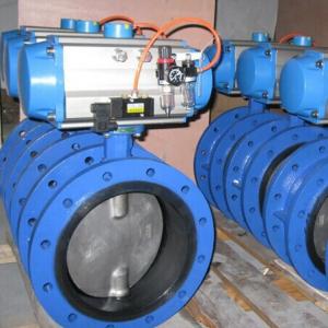 D641X pneumatic flanged butterfly valve