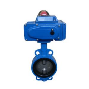 D971J-16 wafer type Motorized butterfly valve