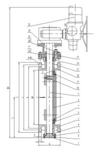 Electrical Actuated Butterfly Valve