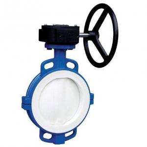 D371F4 Teflon line butterfly valve