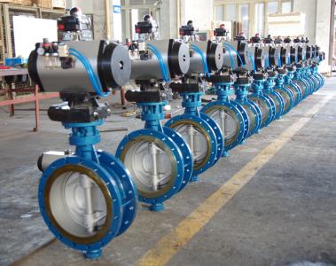 D943H Motorized Triple eccentric Butterfly Valve